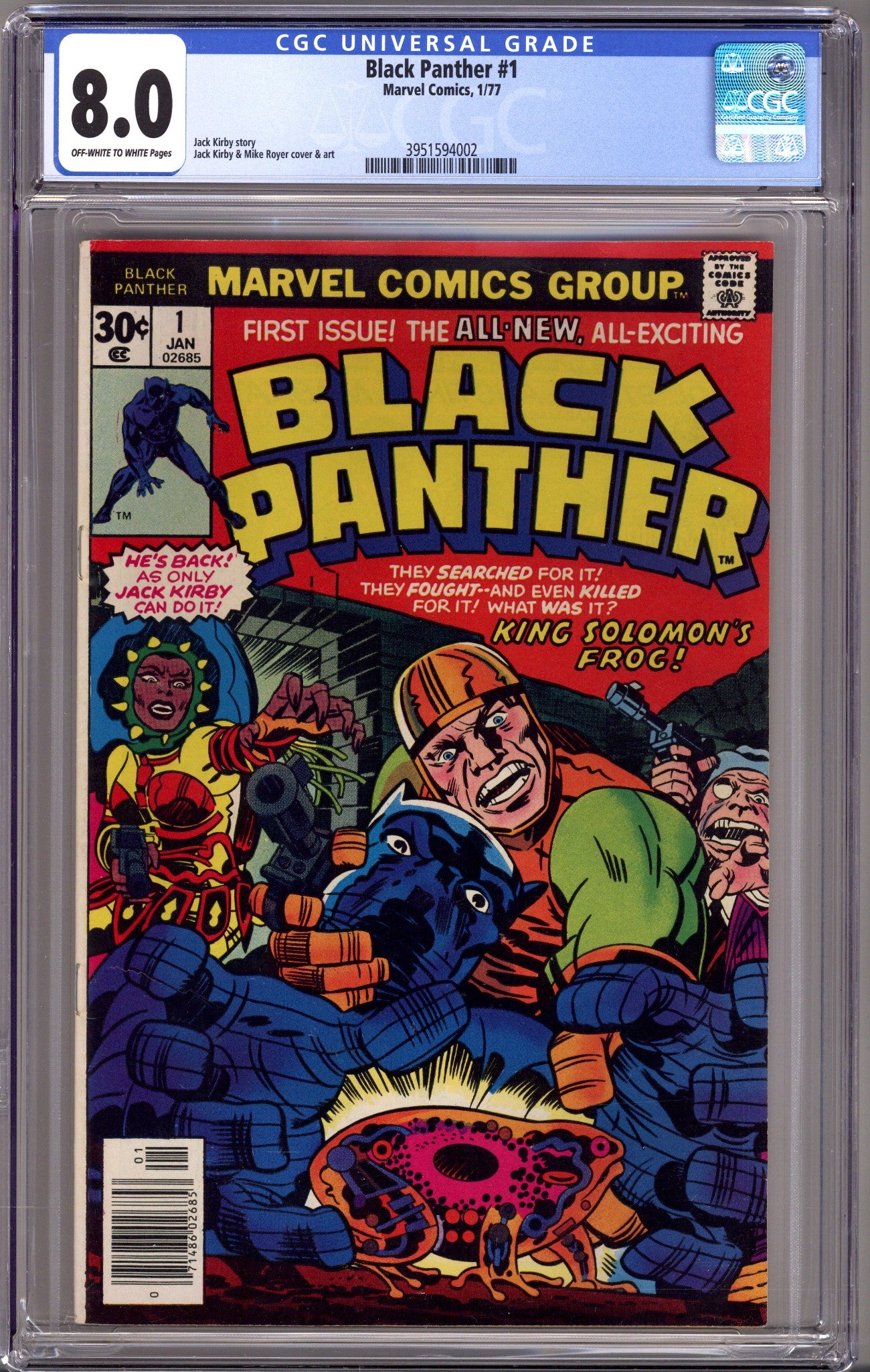 Black Panther Vol 1 1 CGC 8.0 (VF) (1977) 