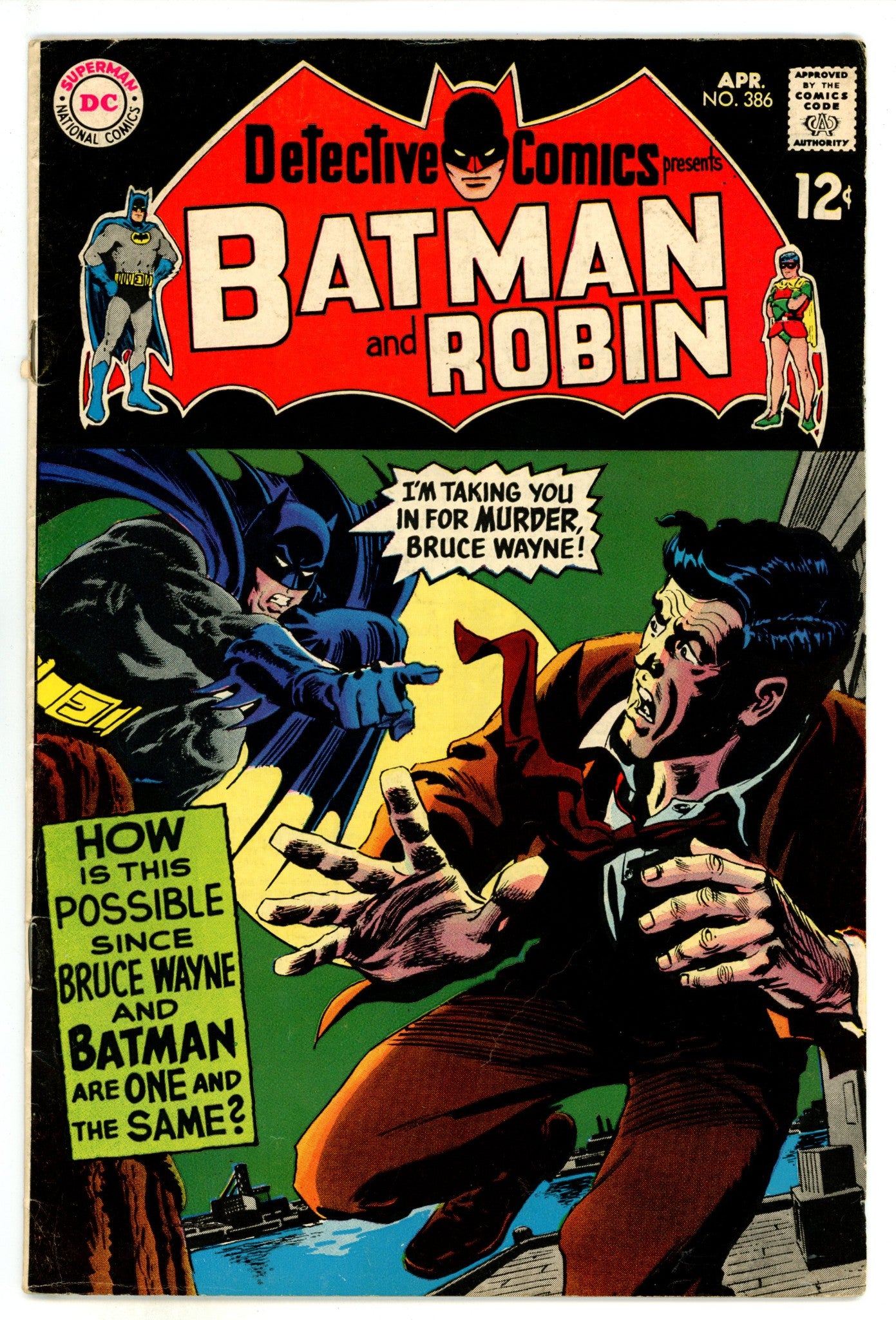 Detective Comics Vol 1 386 VG/FN (5.0) (1969) 