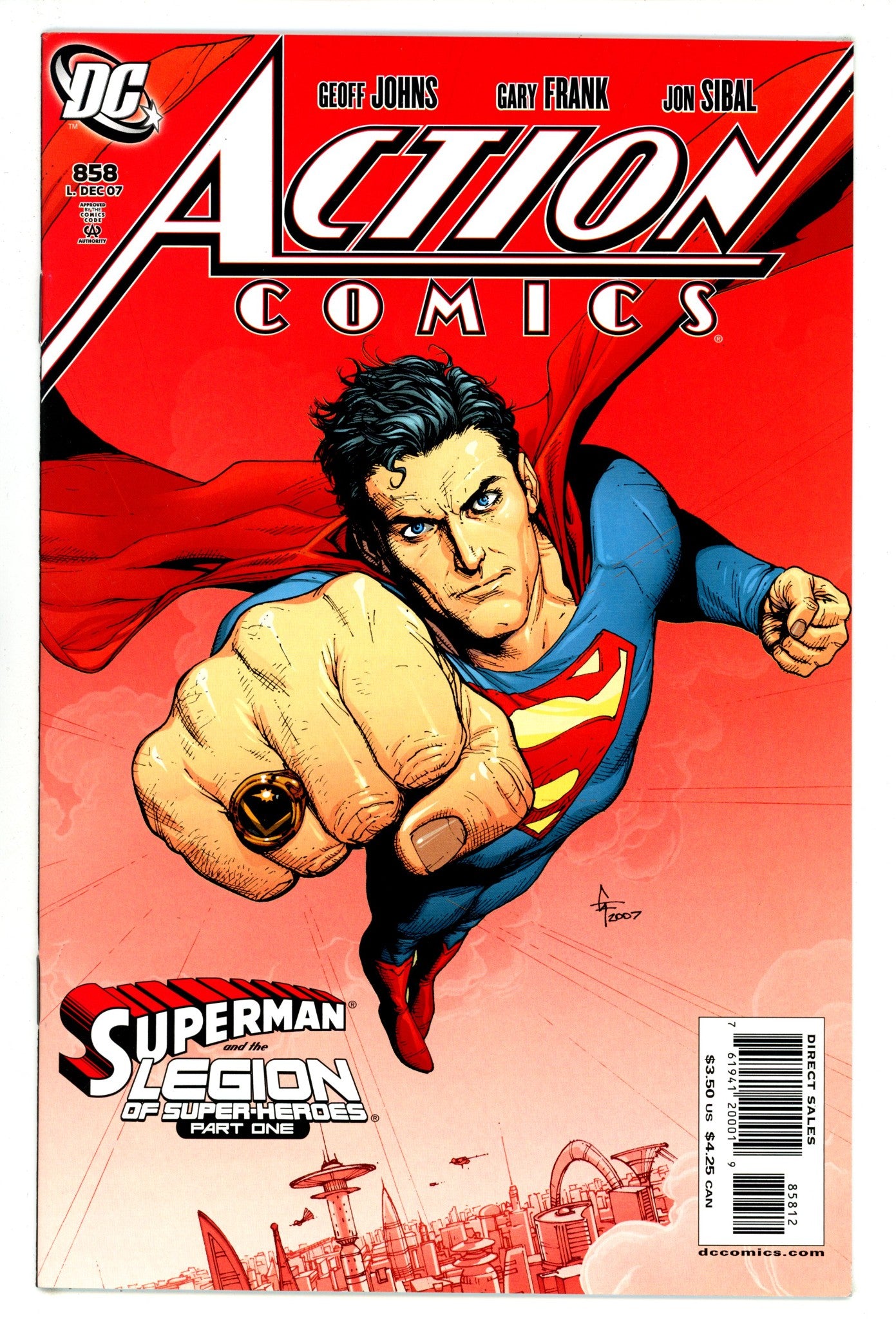 Action Comics Vol 1 858 High Grade (2007) 2nd Print 