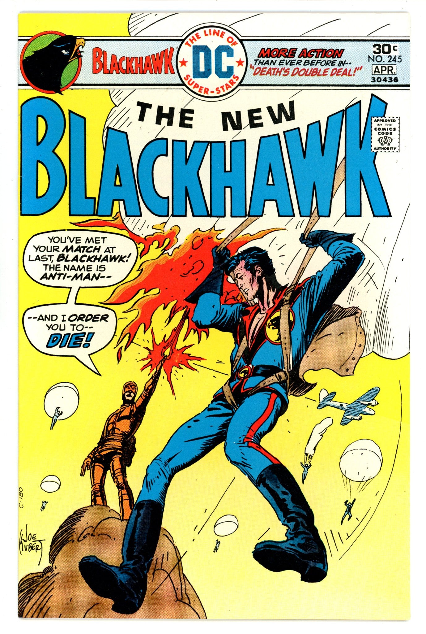 Blackhawk Vol 1 245  NM- (9.2)  (1976)   