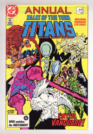 Tales of the Teen Titans Annual 4 High Grade (1986)