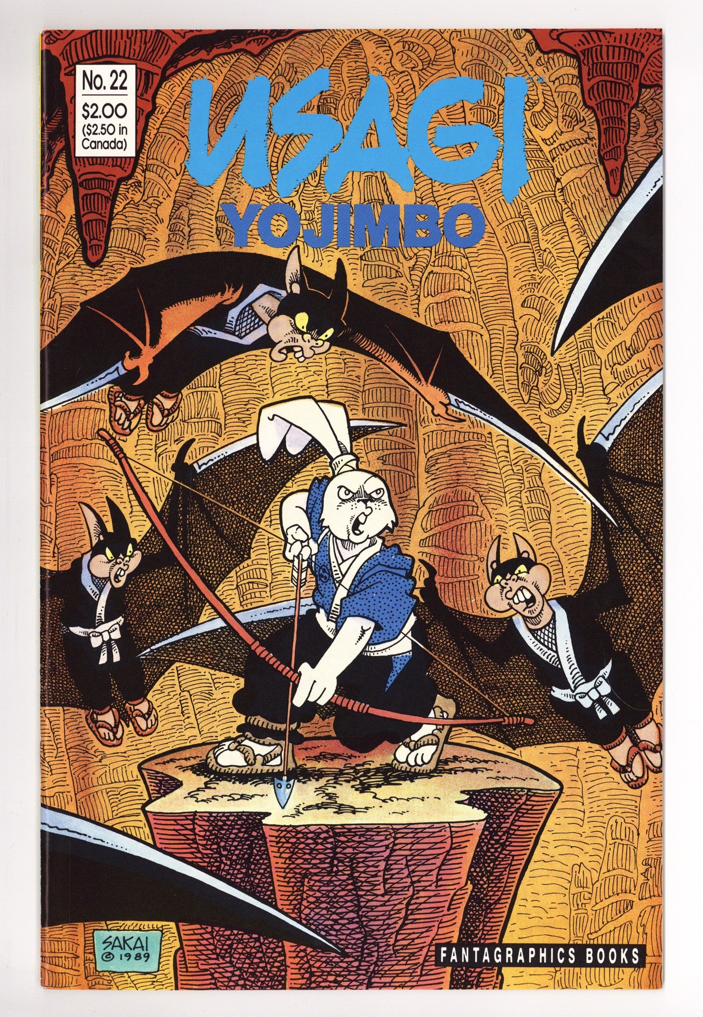 Usagi Yojimbo Vol 1 22 Mid Grade (1990) 
