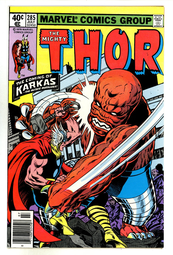 Thor Vol 1 285 High Grade (1979) Newsstand