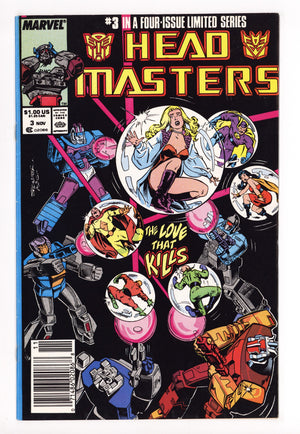The Transformers: Headmasters 3 Mid Grade (1987) Newsstand