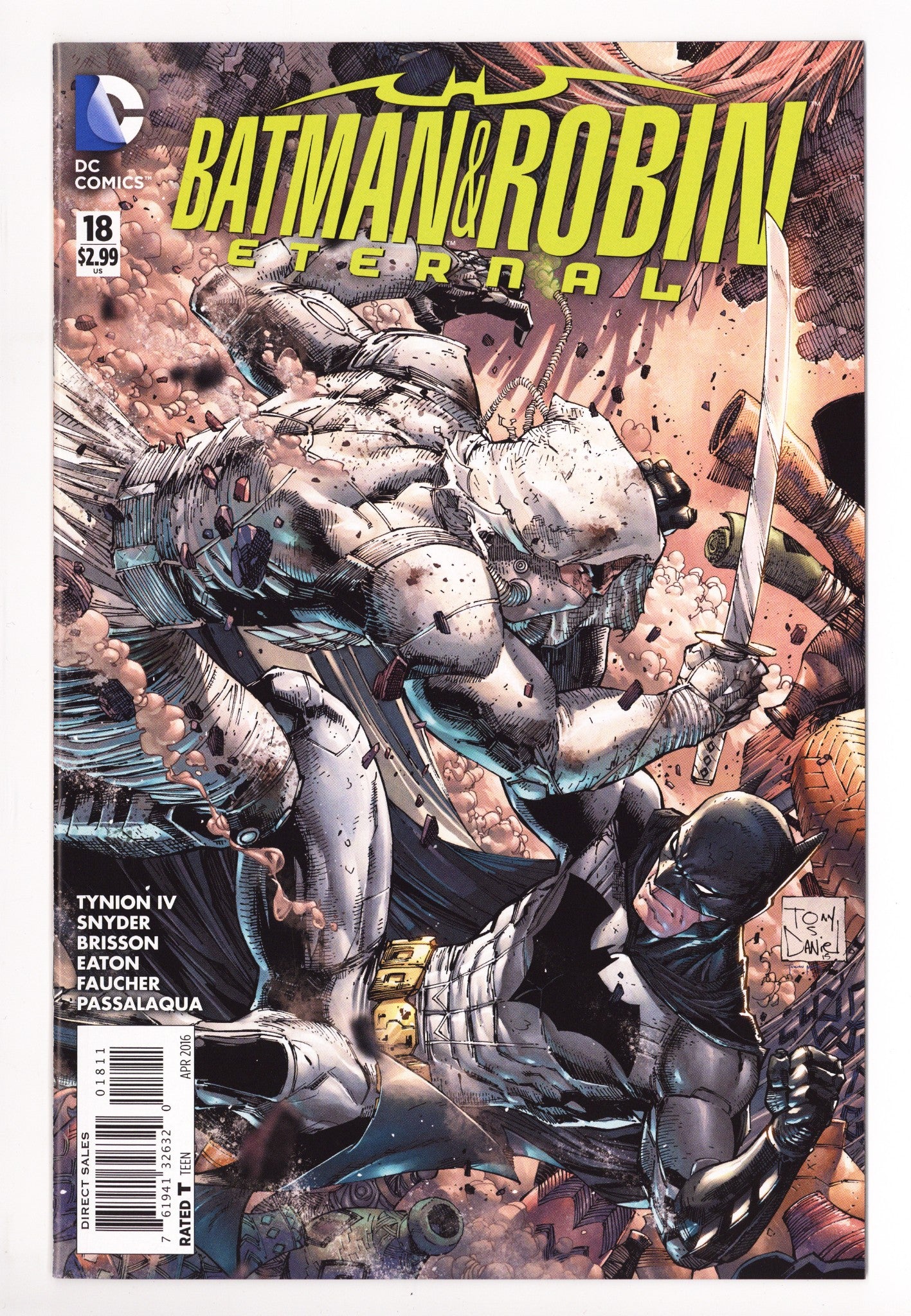 Batman and Robin Eternal 18 High Grade (2016) 