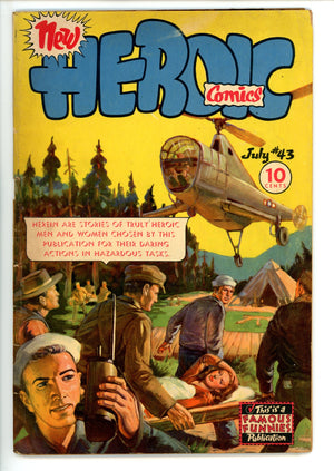 New Heroic Comics 43 VG (4.0) (1947) 