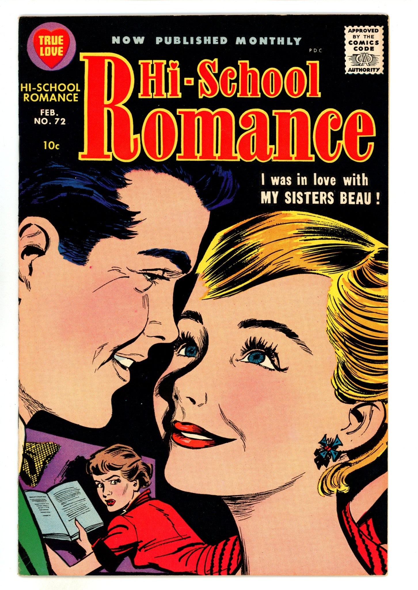 Hi-School Romance  72  VF (8.0)  (1958)  