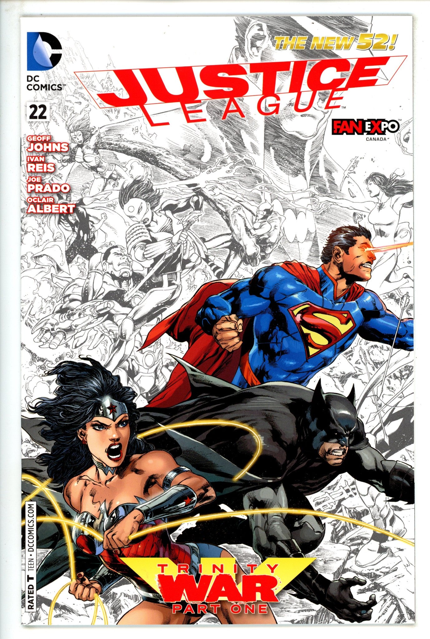 Justice League Vol 1 22High Grade(2013) ReisExclusive Variant