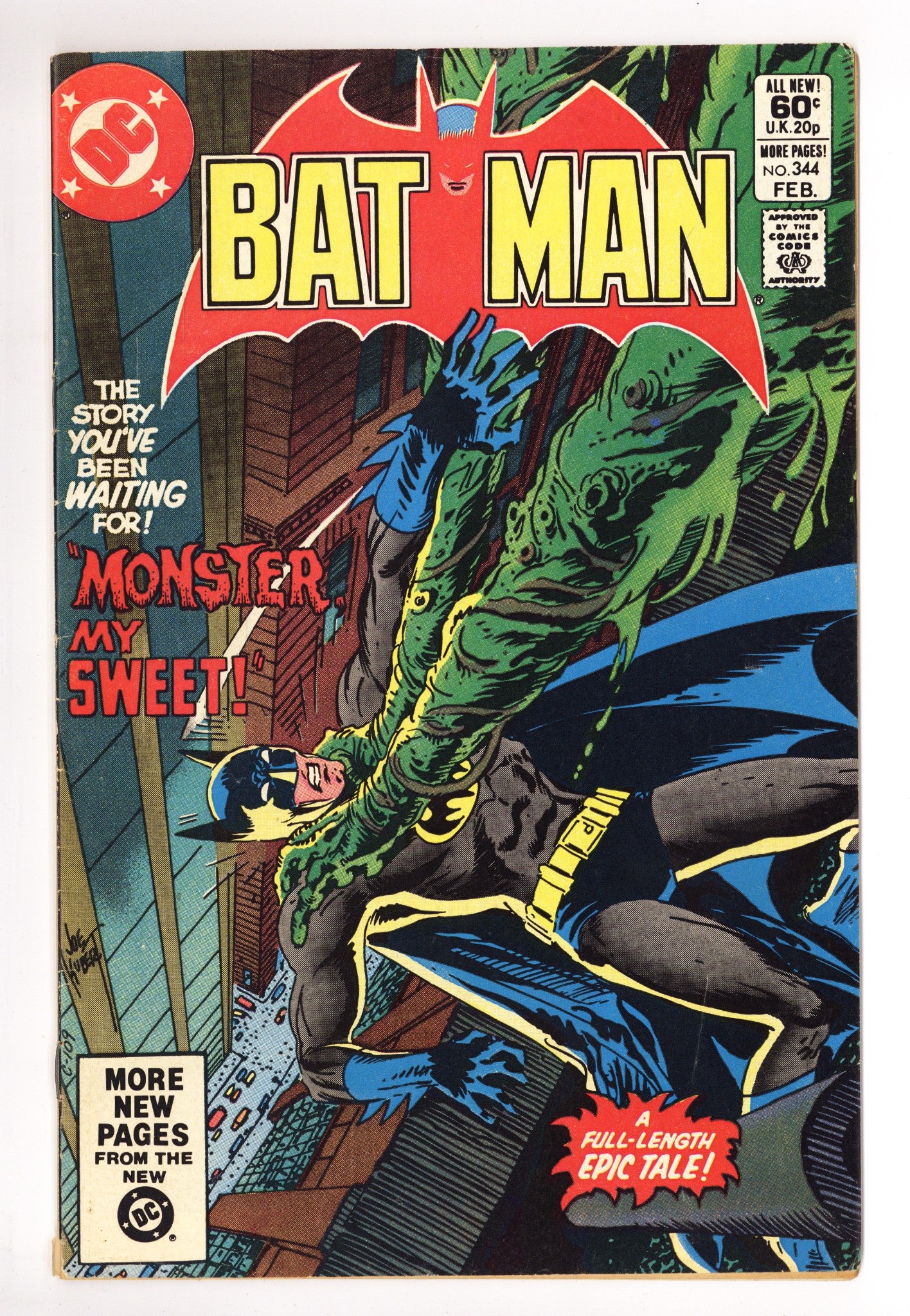 Batman Vol 1 344 Low Grade (1982) 