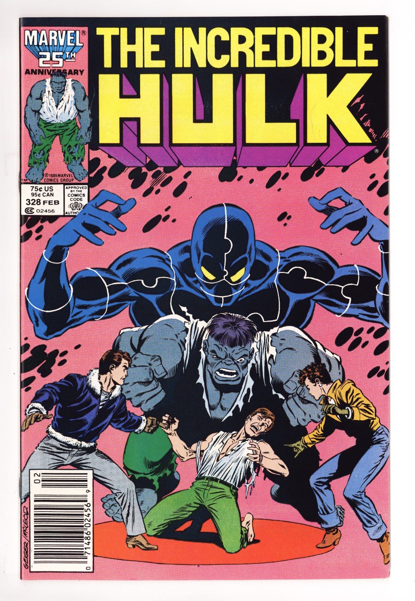 The Incredible Hulk Vol 1 328 VF/NM (9.0) (1987) Newsstand 
