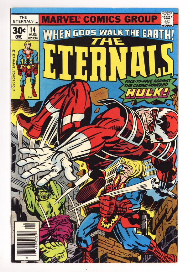 The Eternals Vol 1 14 VF (8.0) (1977)