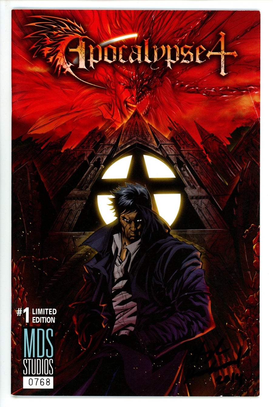 Apocalypse 4 1 FN+ Signed Hugh Rockwood (2013)