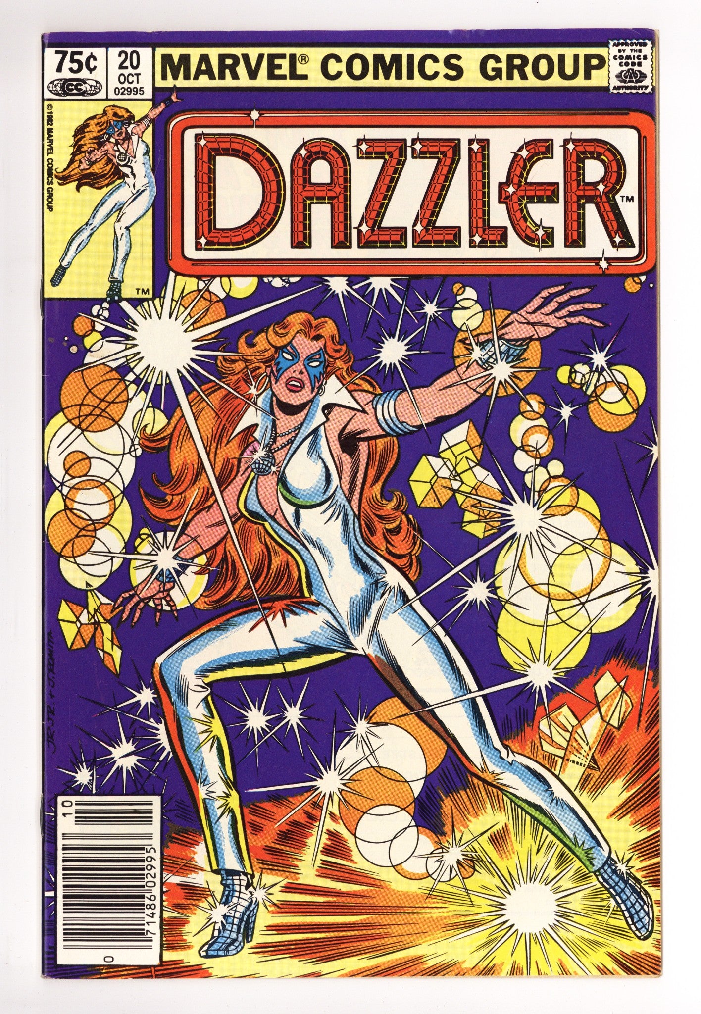 Dazzler Vol 1 20 Mid Grade (1982) Canadian Price Variant 