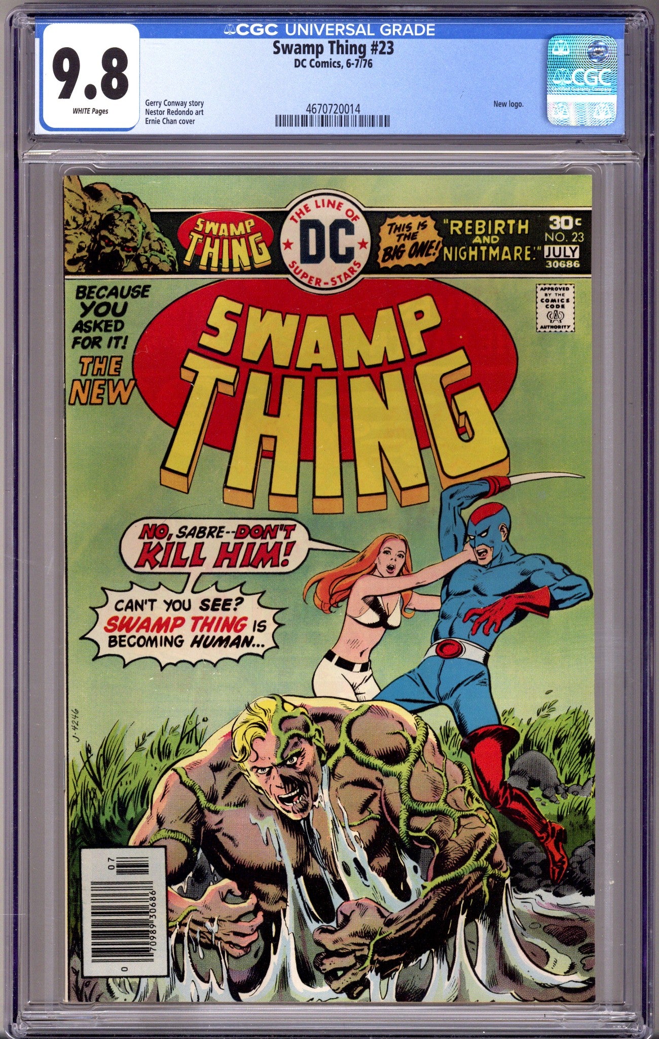 Swamp Thing Vol 1 23 CGC 9.8 (NM/M) (1976) 