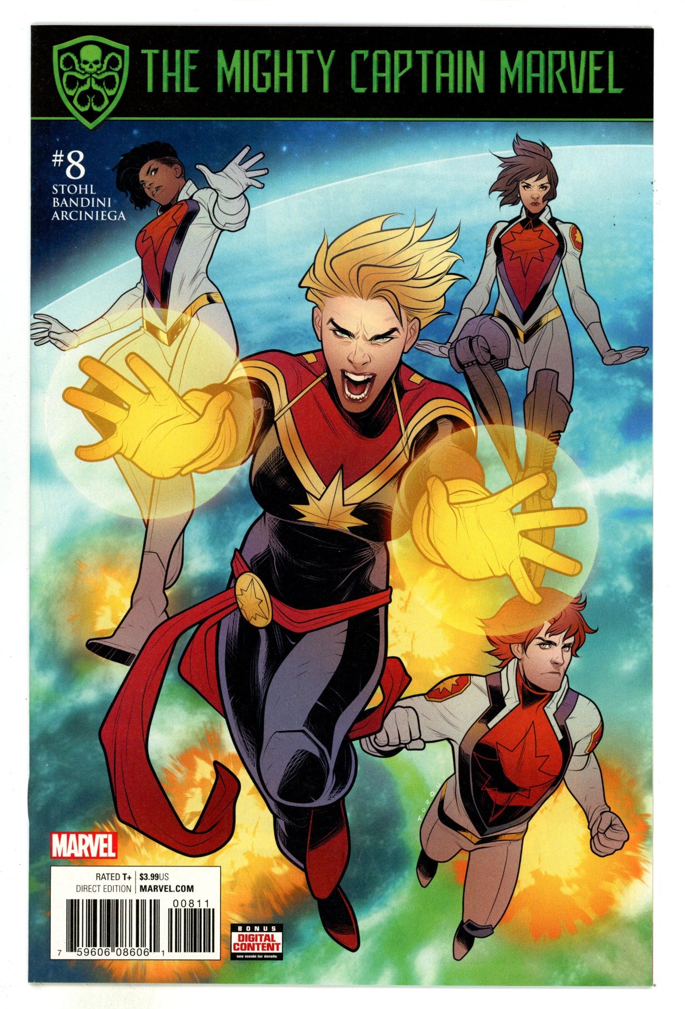The Mighty Captain Marvel 8 High Grade (2017) 