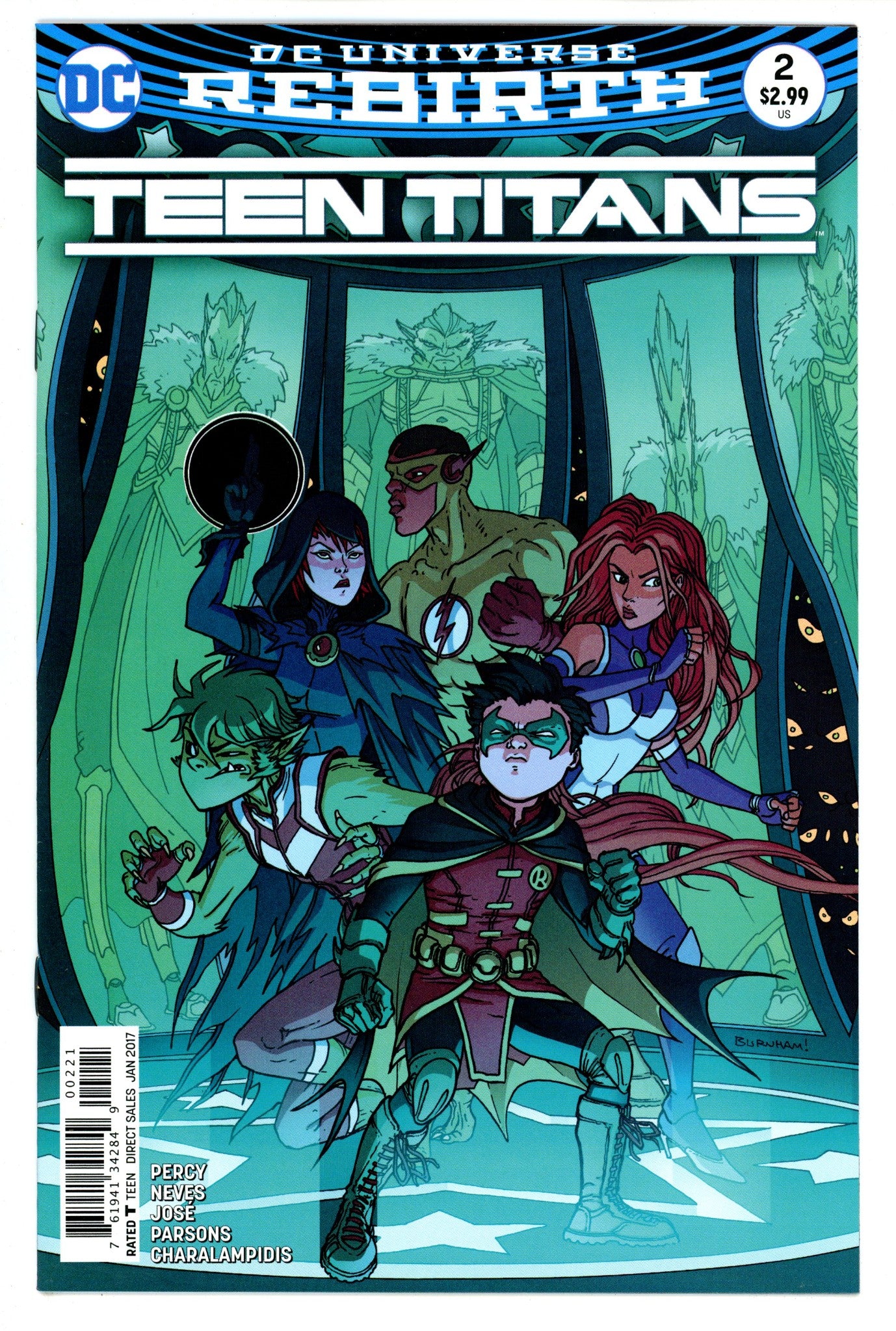 Teen Titans Vol 6 2 High Grade (2017) Burnham Variant 