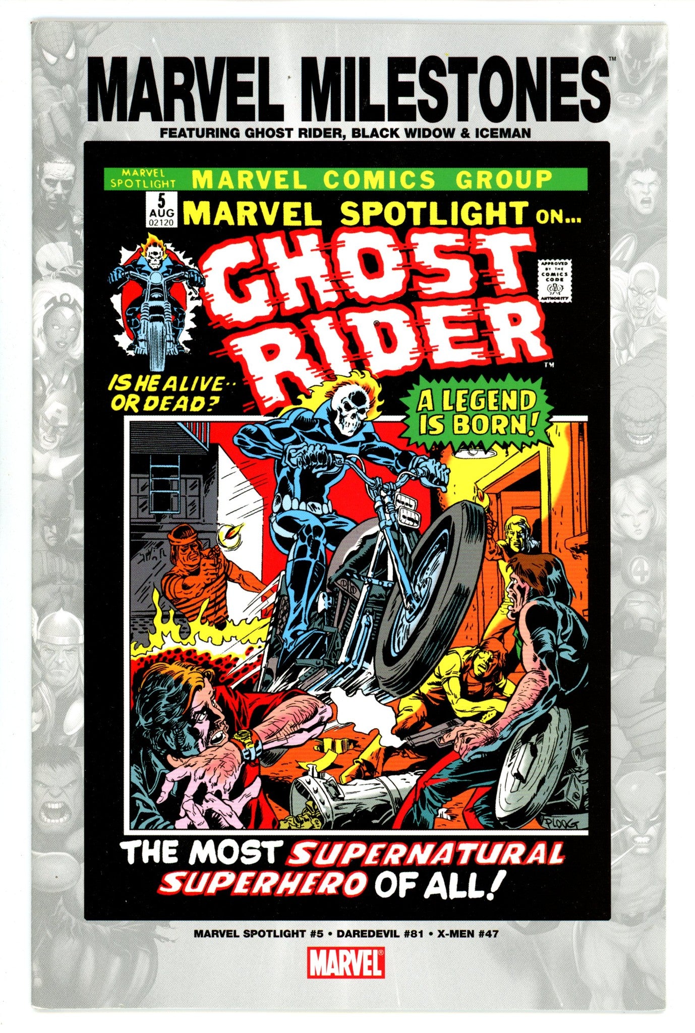 Marvel Milestones: Ghost Rider, Black Widow & Iceman [nn] VF- (7.5) (2005) 