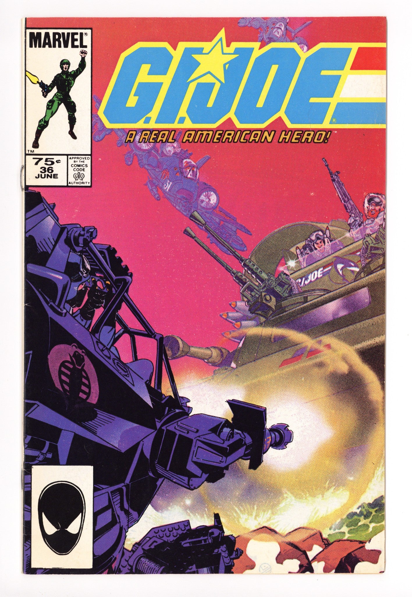 G.I. Joe, A Real American Hero 36 Mid Grade (1985) 2nd Print 
