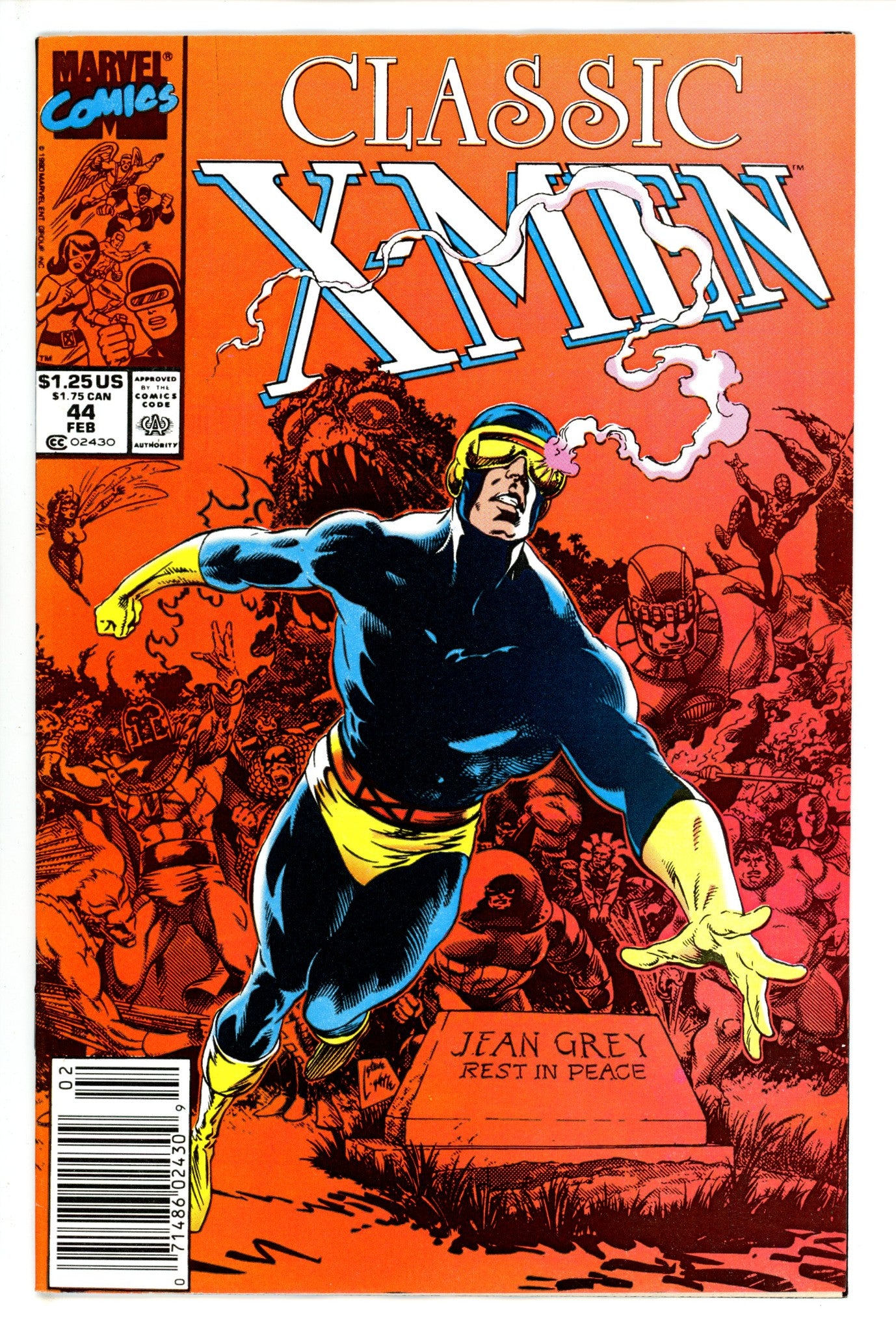 Classic X-Men 44 Newsstand (1990)