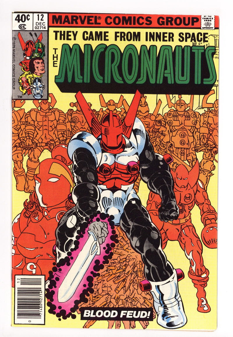 Micronauts Vol 1 12 Mid Grade (1979) Newsstand 