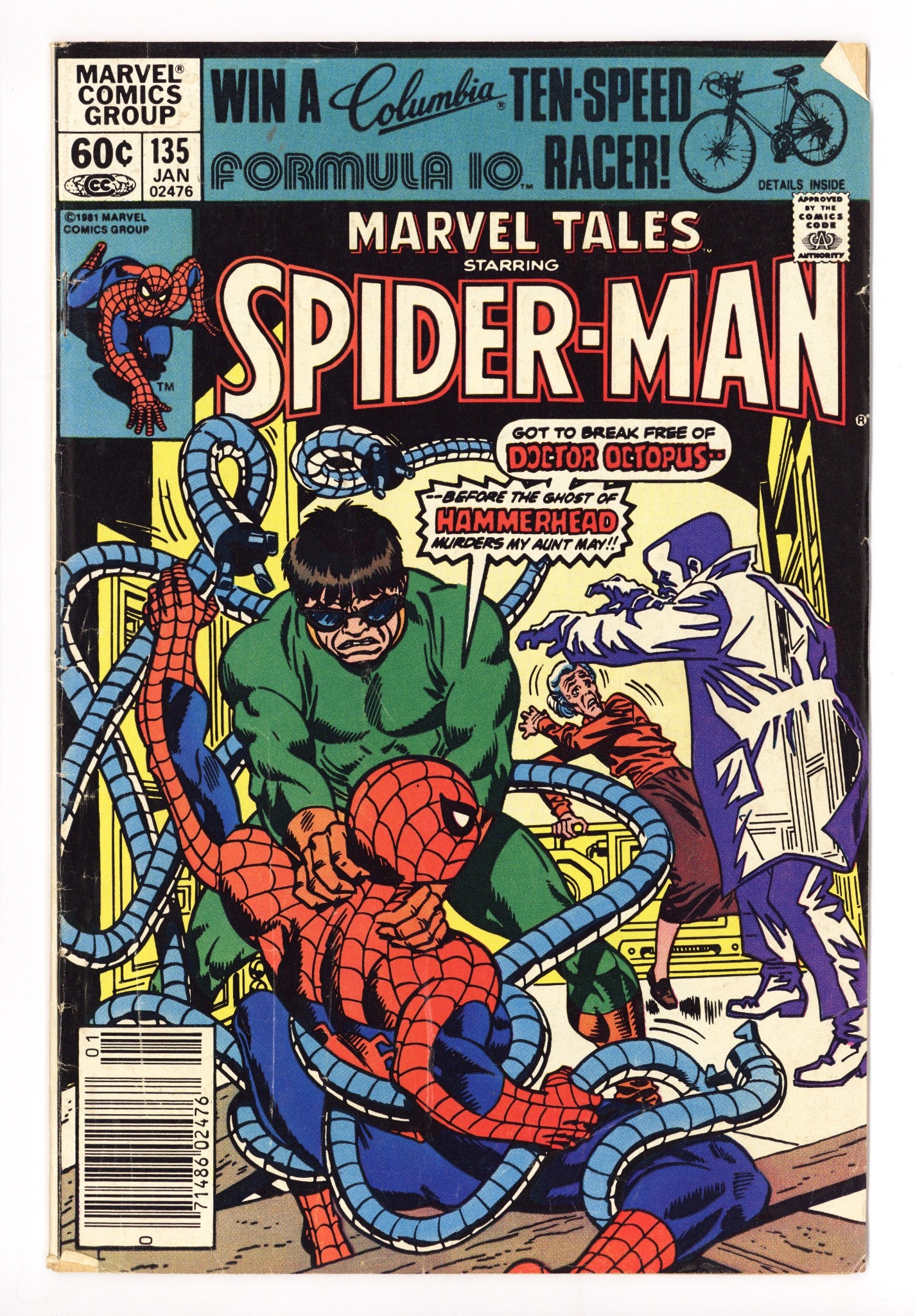 Marvel Tales Vol 2 135 Mid Grade (1982) Newsstand 