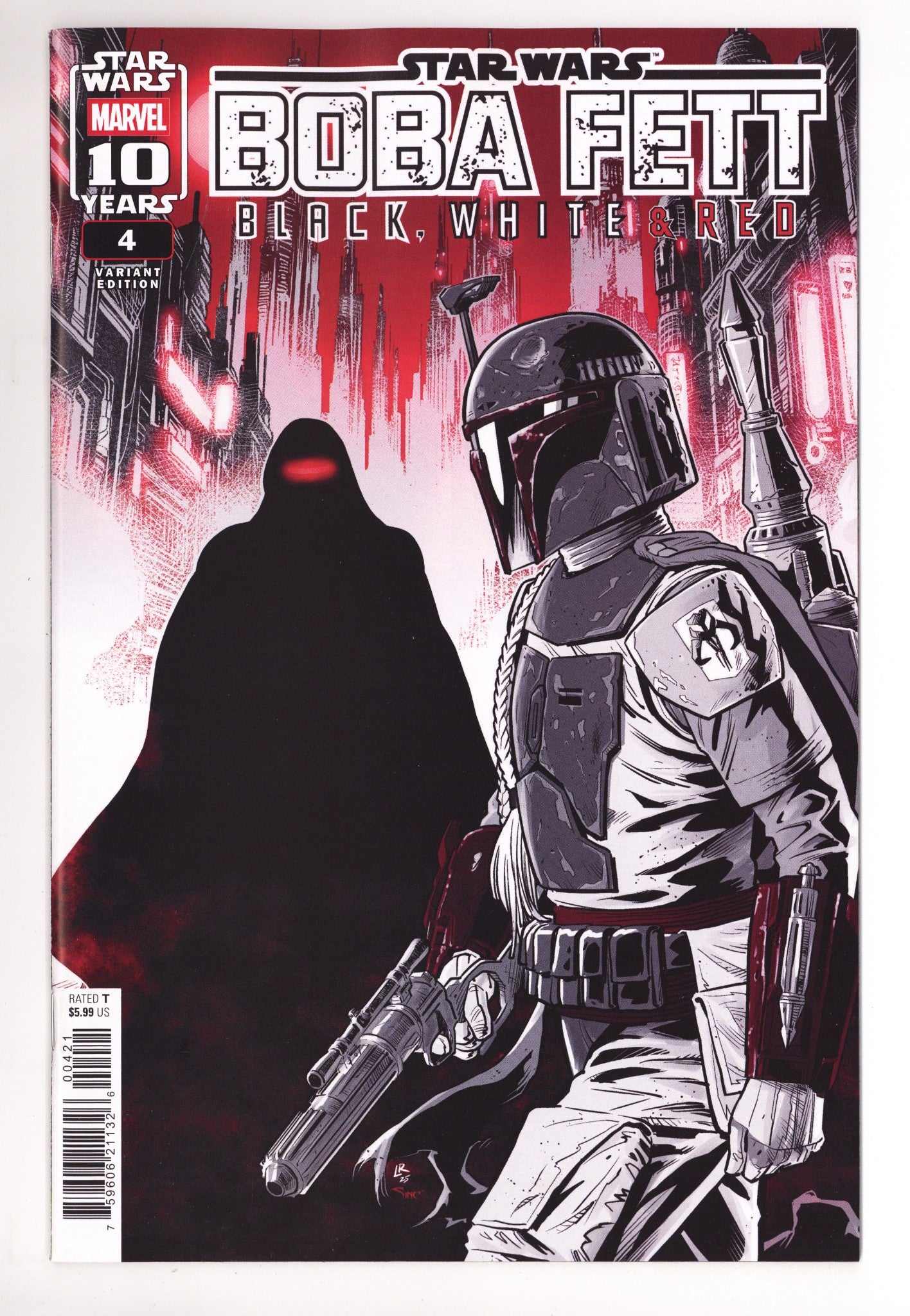 Star Wars: Boba Fett - Black White & Red 4 Ross Variant (2025)