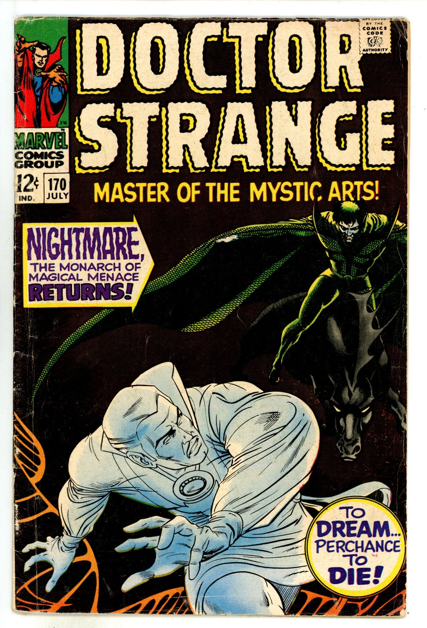 Doctor Strange Vol 1 170 VG- (3.5) (1968) 