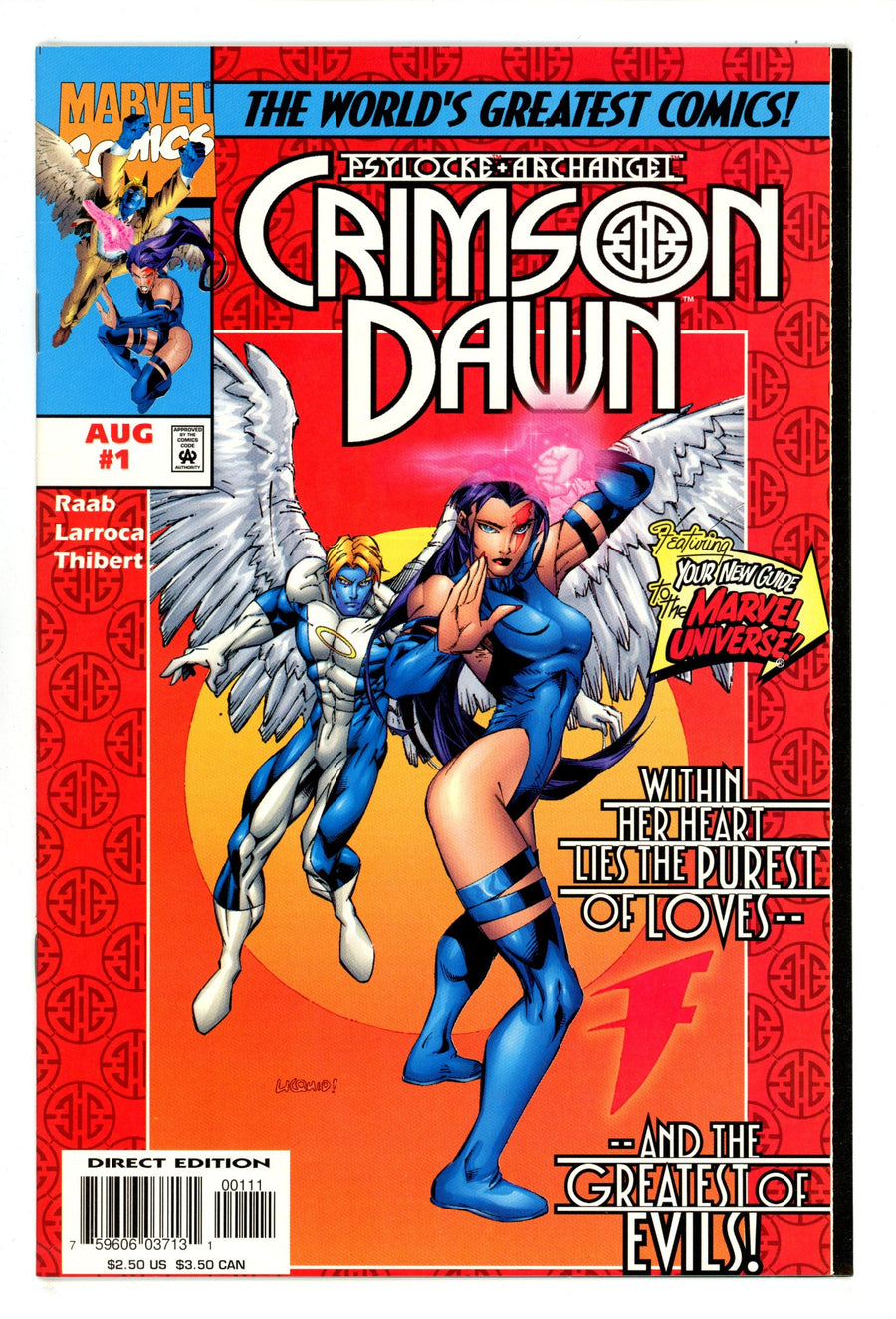 Psylocke & Archangel Crimson Dawn   1  High Grade   (1997)        