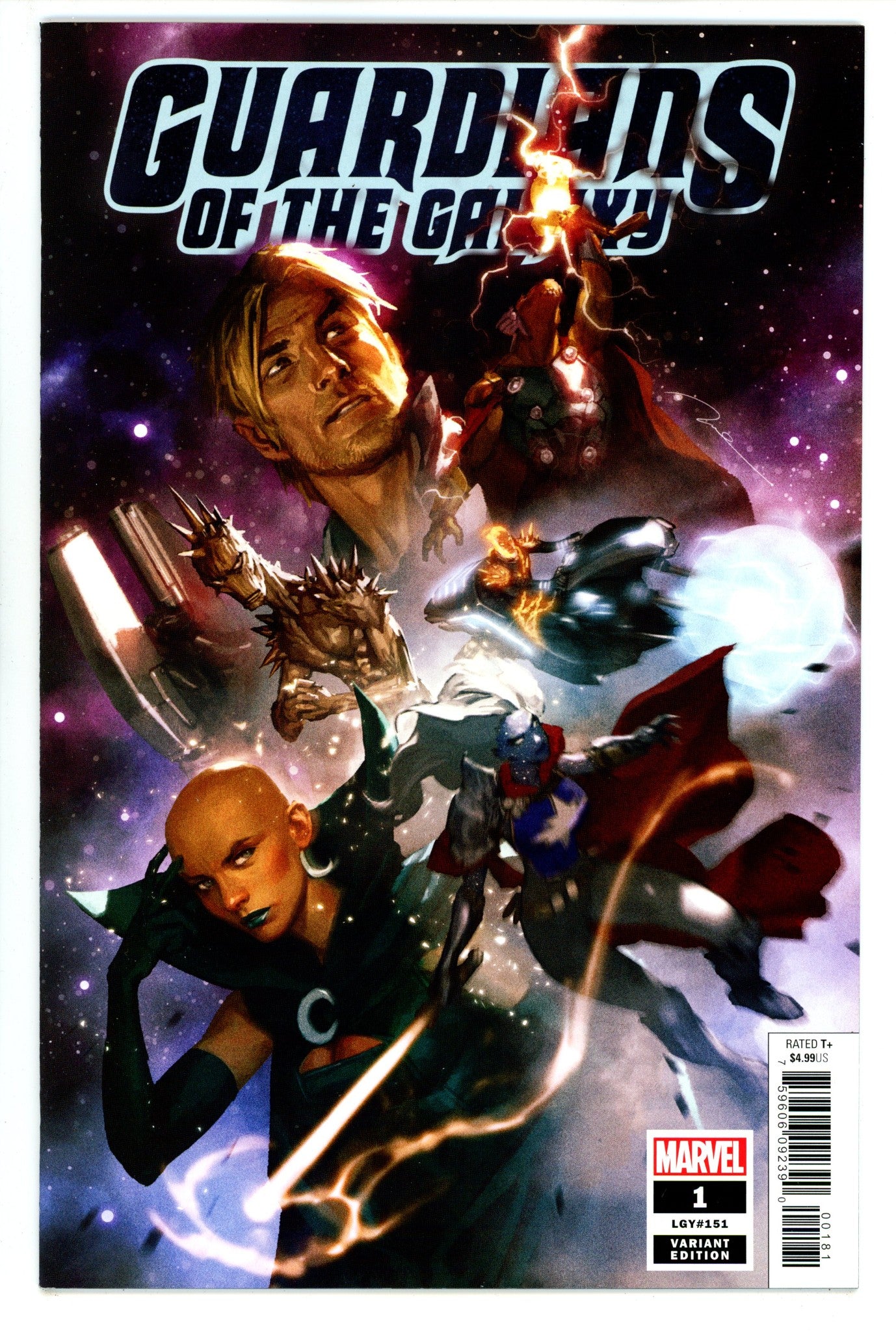 Guardians of the Galaxy Vol 5 1 (151) NM (9.4) (2019) Parel Incentive Variant 