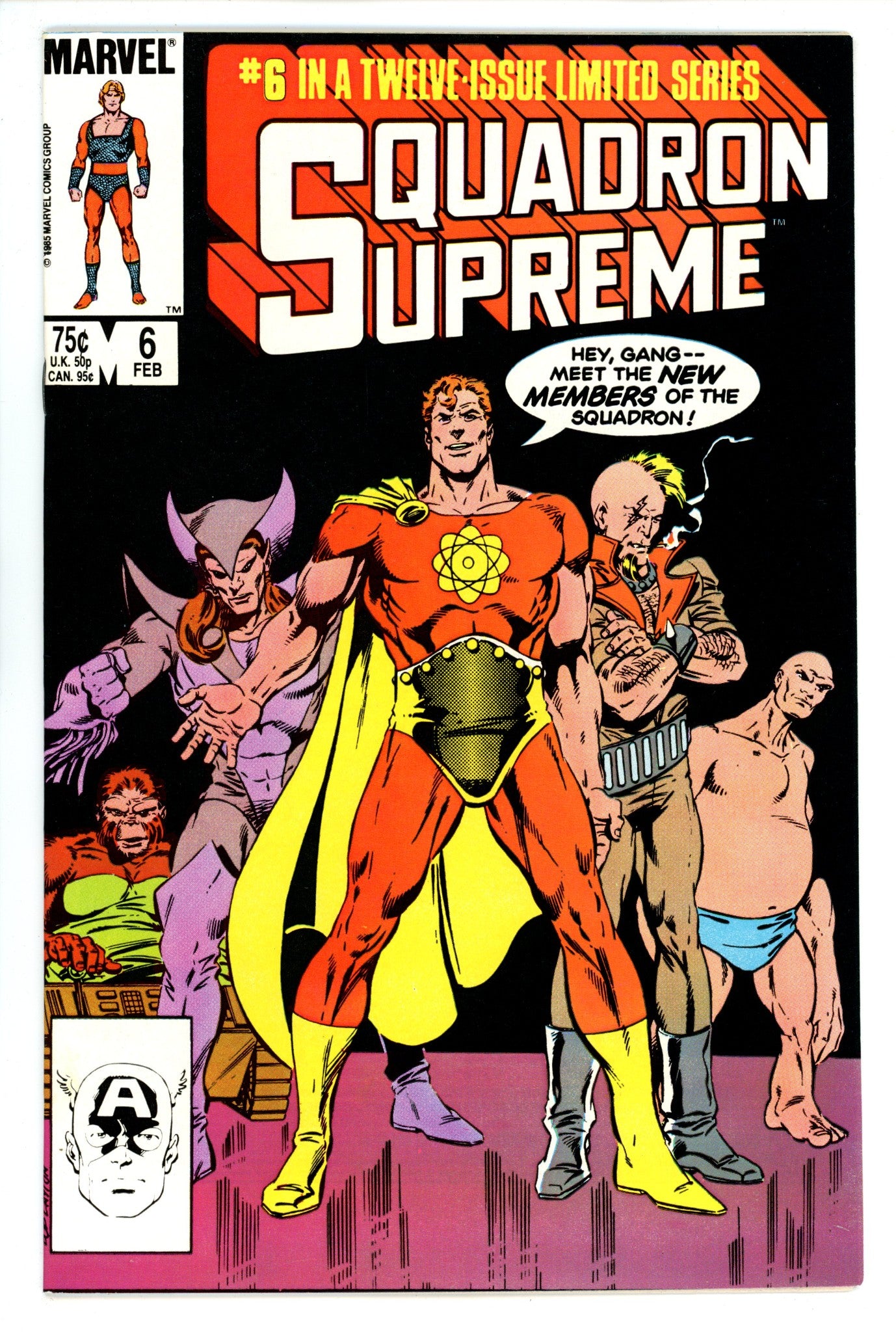 Squadron Supreme Vol 1 6 Mid Grade (1986) 