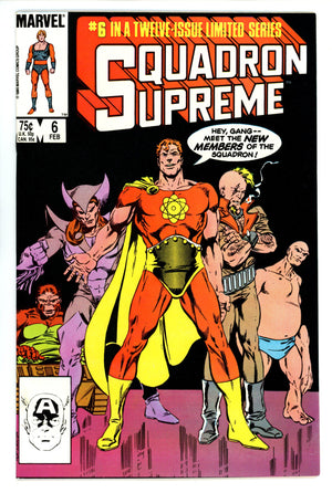 Squadron Supreme Vol 1 6 Mid Grade (1986)