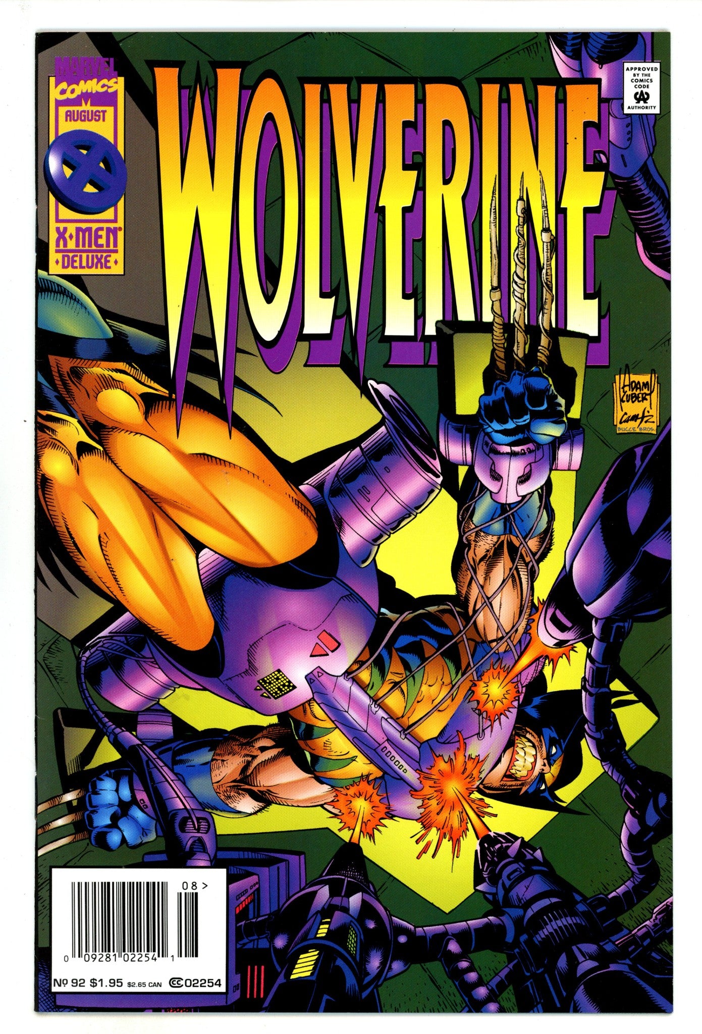 Wolverine Vol 2 92 High Grade Deluxe (1995) Newsstand 