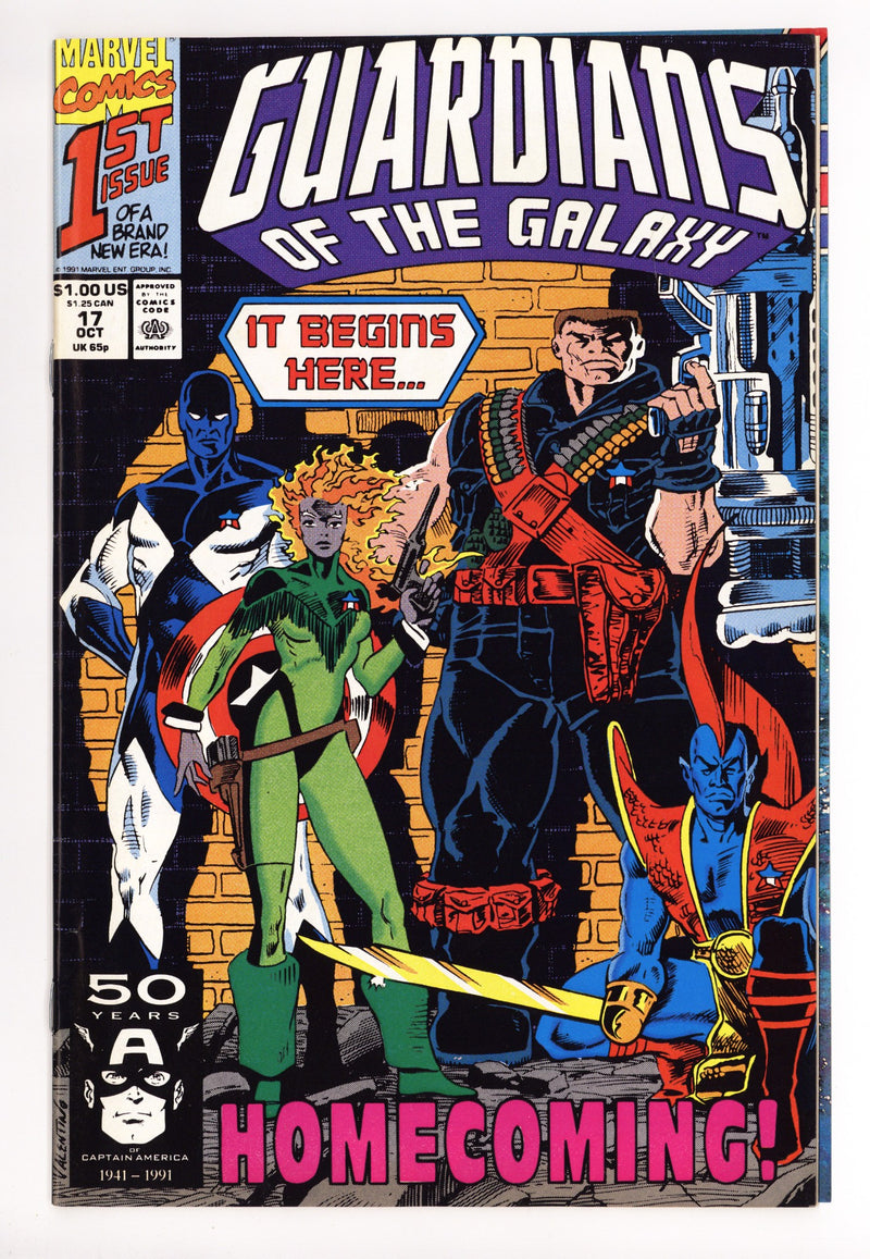 Guardians of the Galaxy Vol 1 17 Mid Grade (1991) 