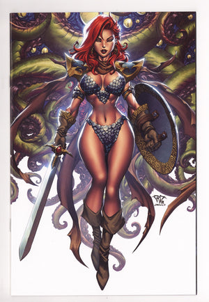 Red Sonja Vol 6 3 Mid Grade /500 (2021) Pantalena Virgin Exclusive Variant