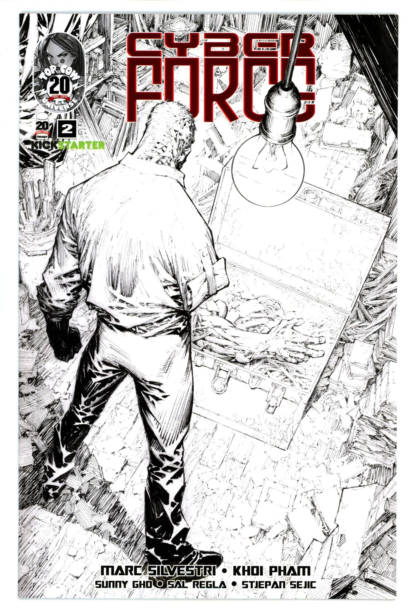Cyber Force Vol 4 2 VF+ (8.5) (2012) Silvestri Sketch Exclusive Variant 