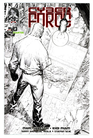 Cyber Force Vol 4 2 VF+ (8.5) (2012) Silvestri Sketch Exclusive Variant