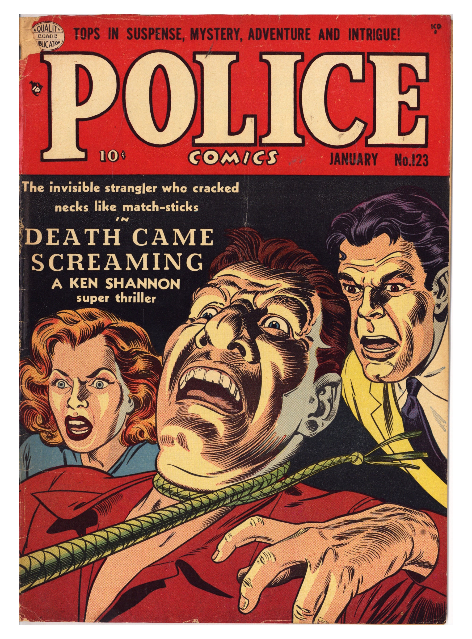 Police Comics 123 VG- (3.5) (1953) 