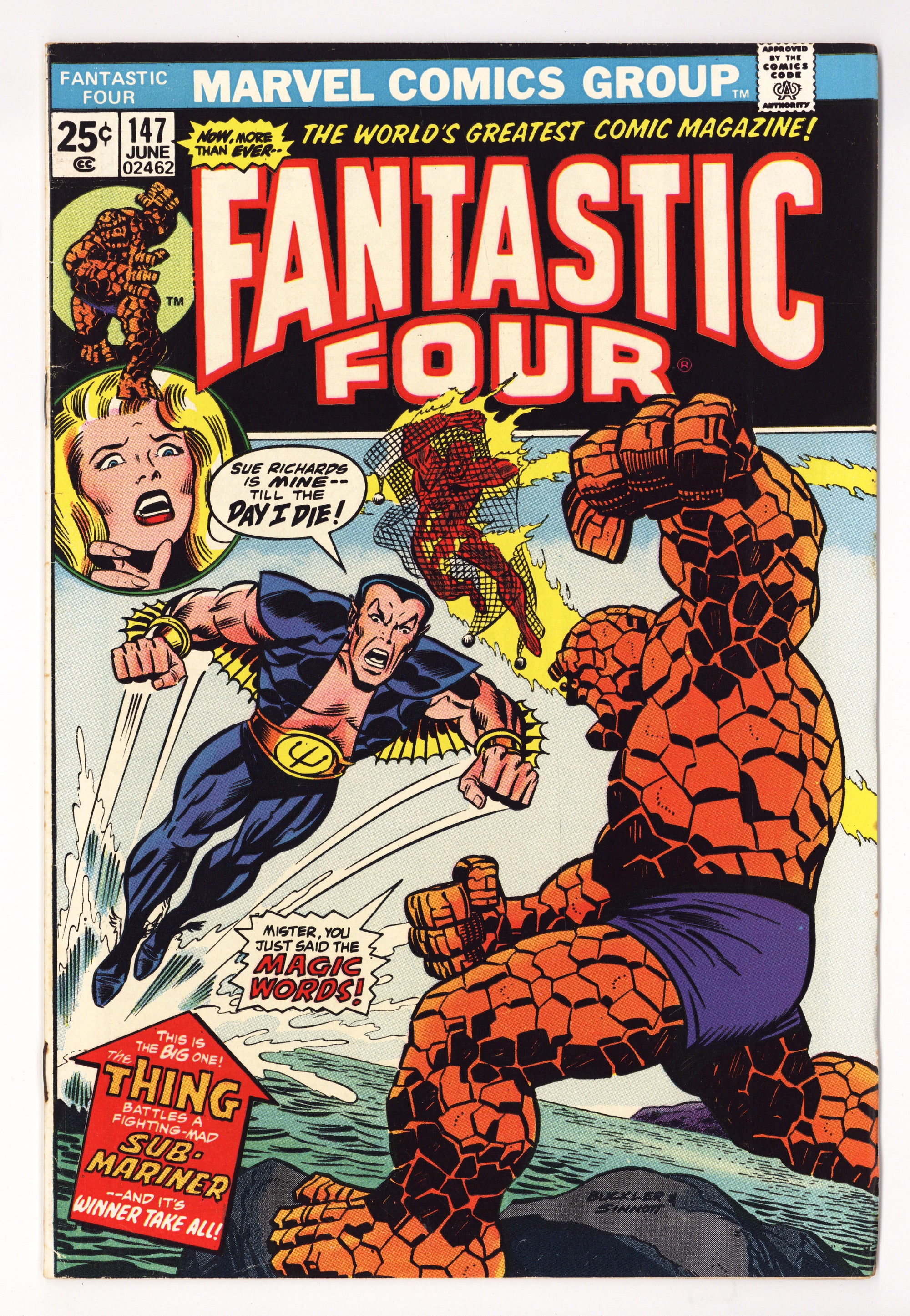 Fantastic Four Vol 1 147  FN/VF (7.0)   (1974)        