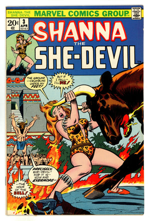 Shanna, the She-Devil Vol 1 3 VF+ (8.5) (1973)
