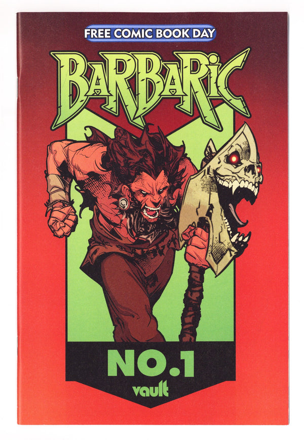 Barbaric Free Comic Book Day Edition 1 High Grade (2022)