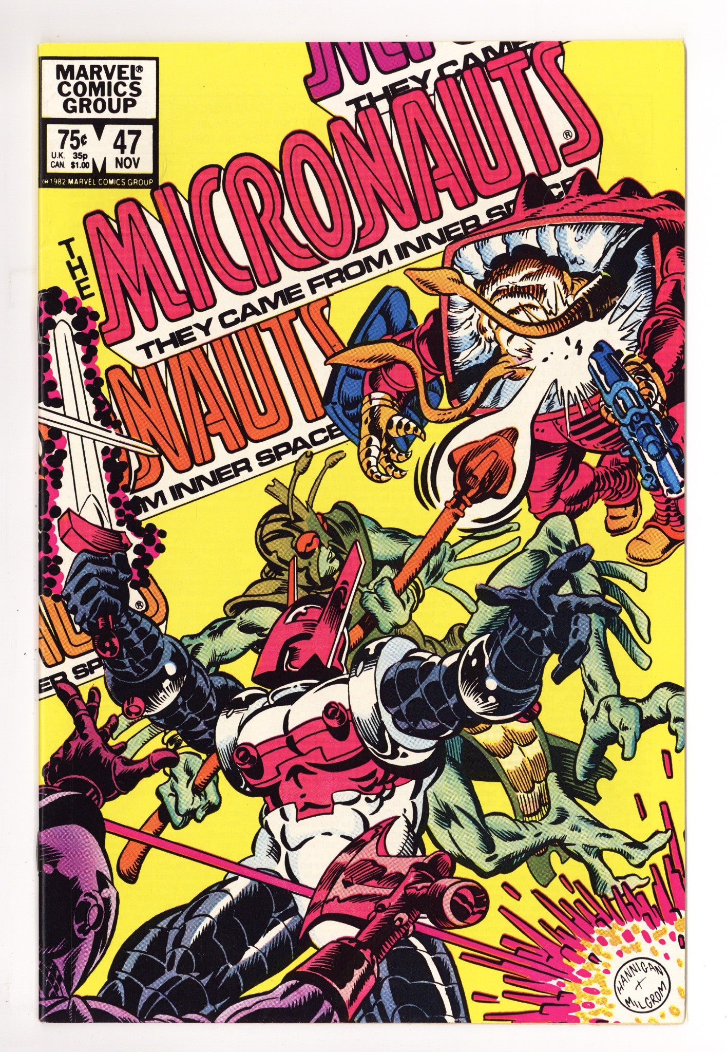 Micronauts Vol 1 47 Mid Grade (1982) 