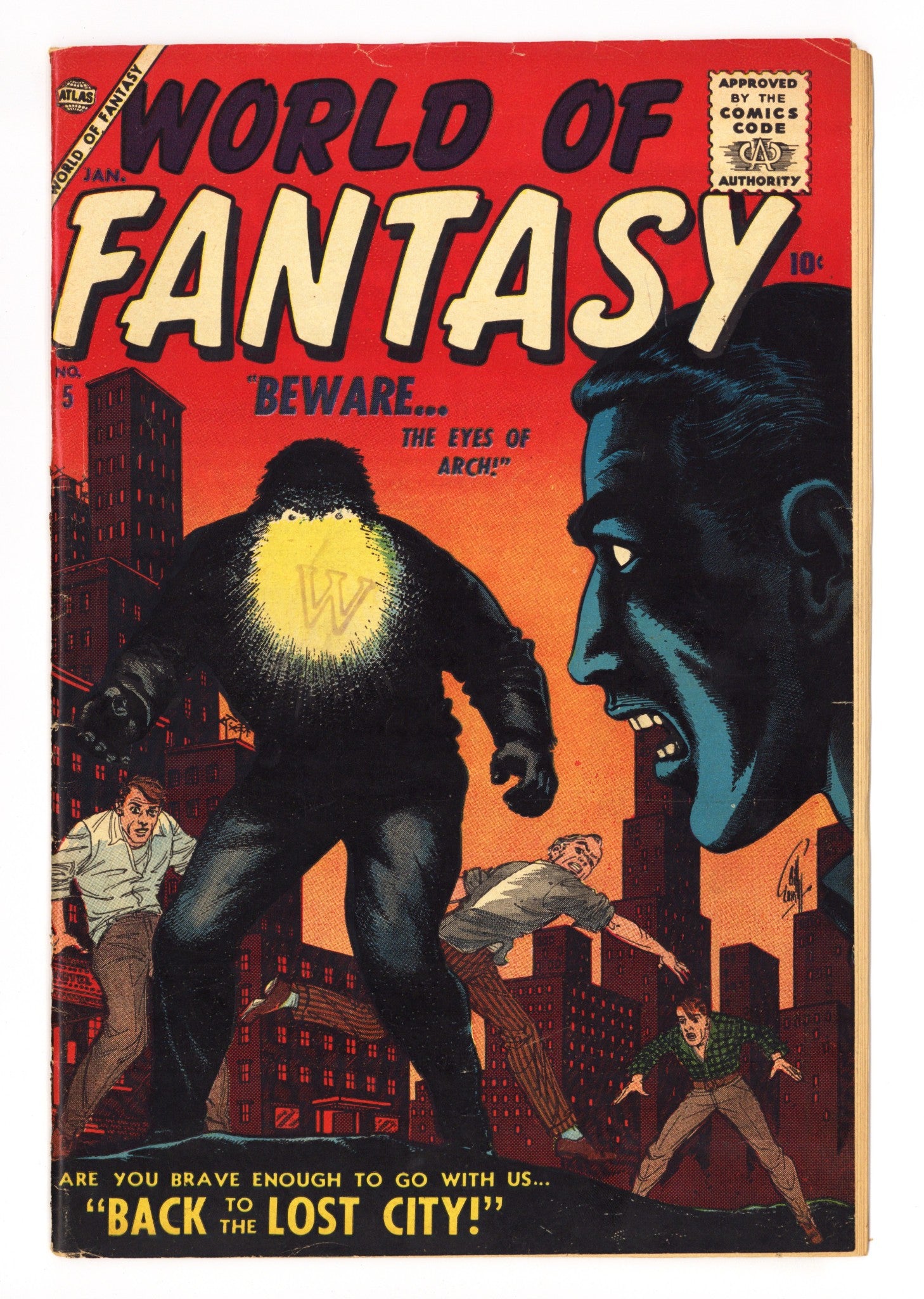 World of Fantasy 5 VG+ (4.5) (1957) 