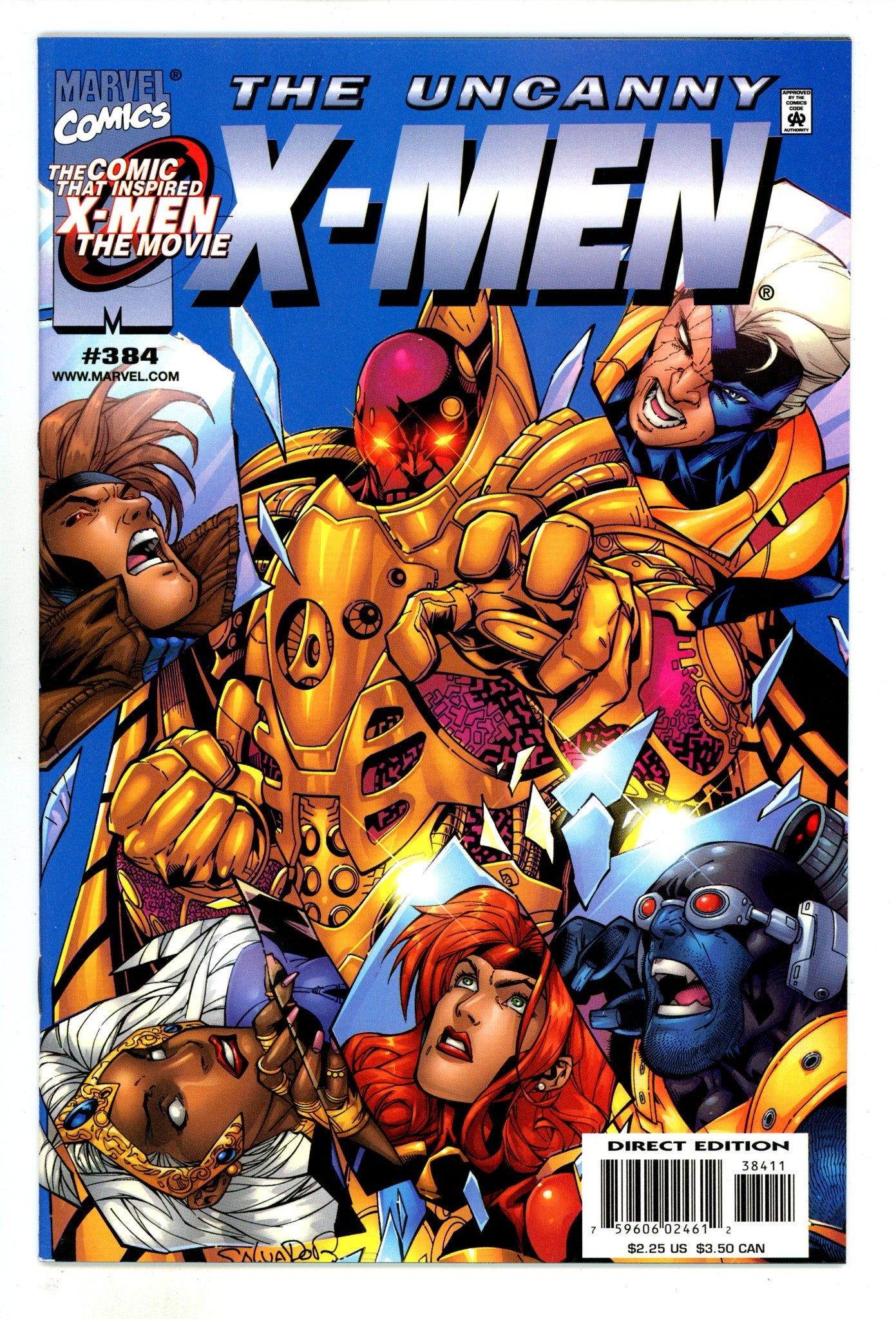 The Uncanny X-Men Vol 1 384 High Grade (2000) 