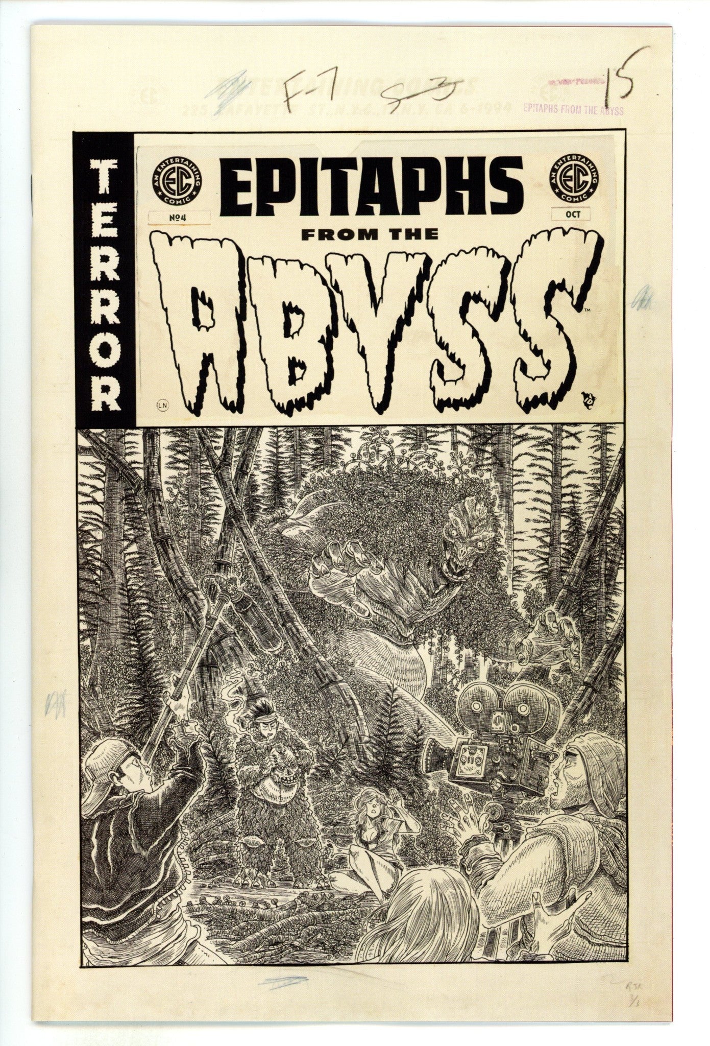EC Epitaphs From The Abyss 4 Stokoe B&W Incentive Variant NM- (2024)