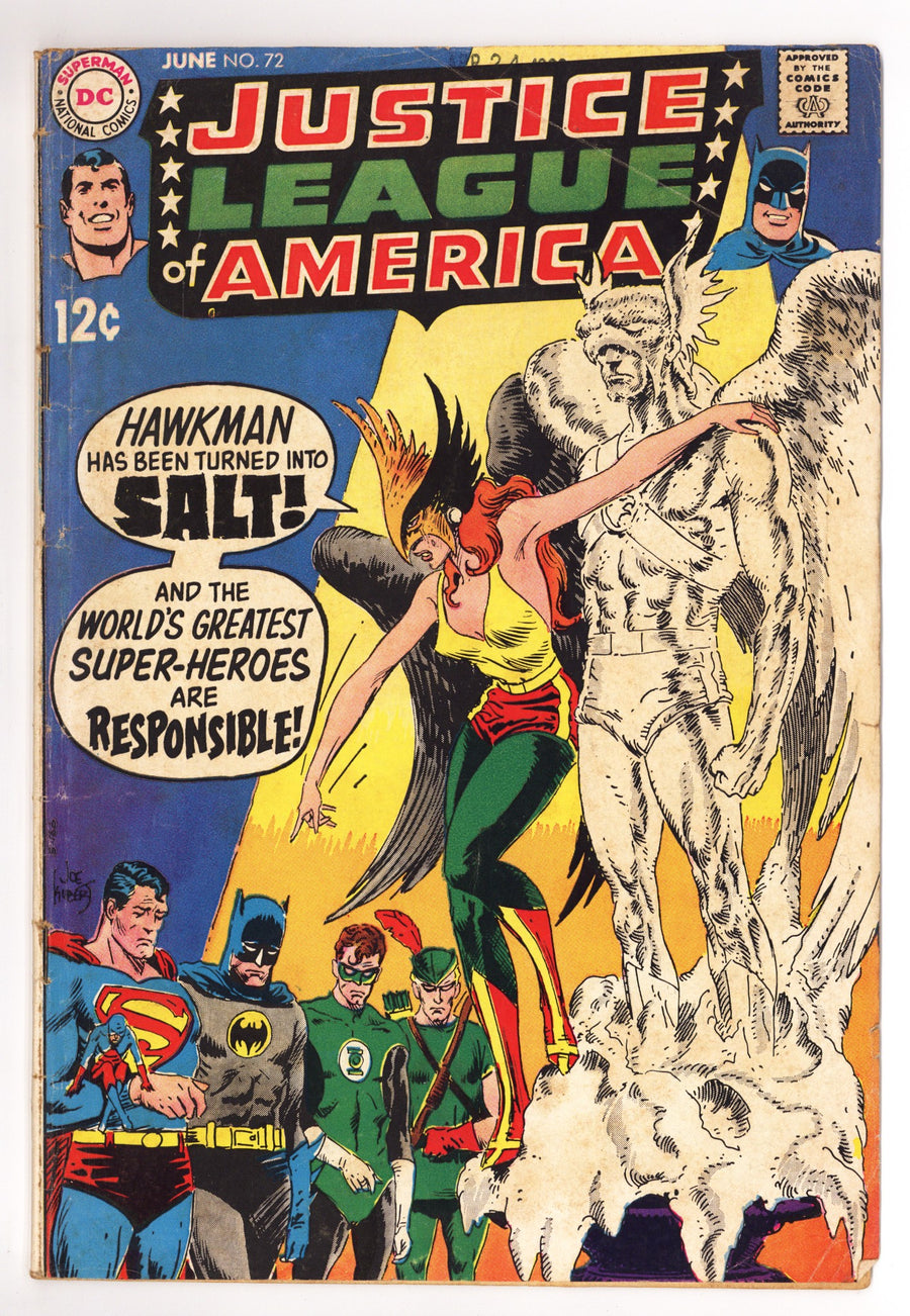 Justice League of America Vol 1 72 GD/VG (3.0) (1969) 