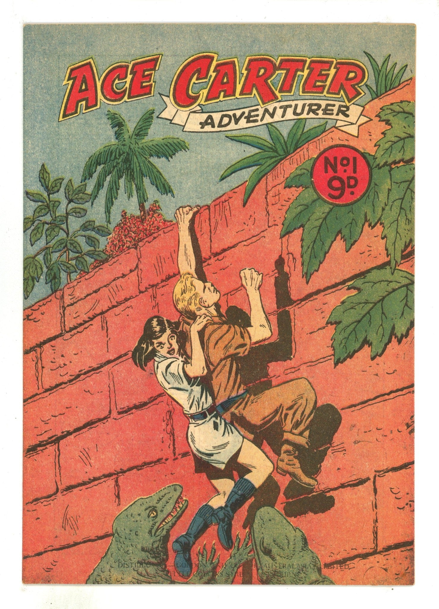 Ace Carter Adventurer 1 VF+ (8.5) (1955) 