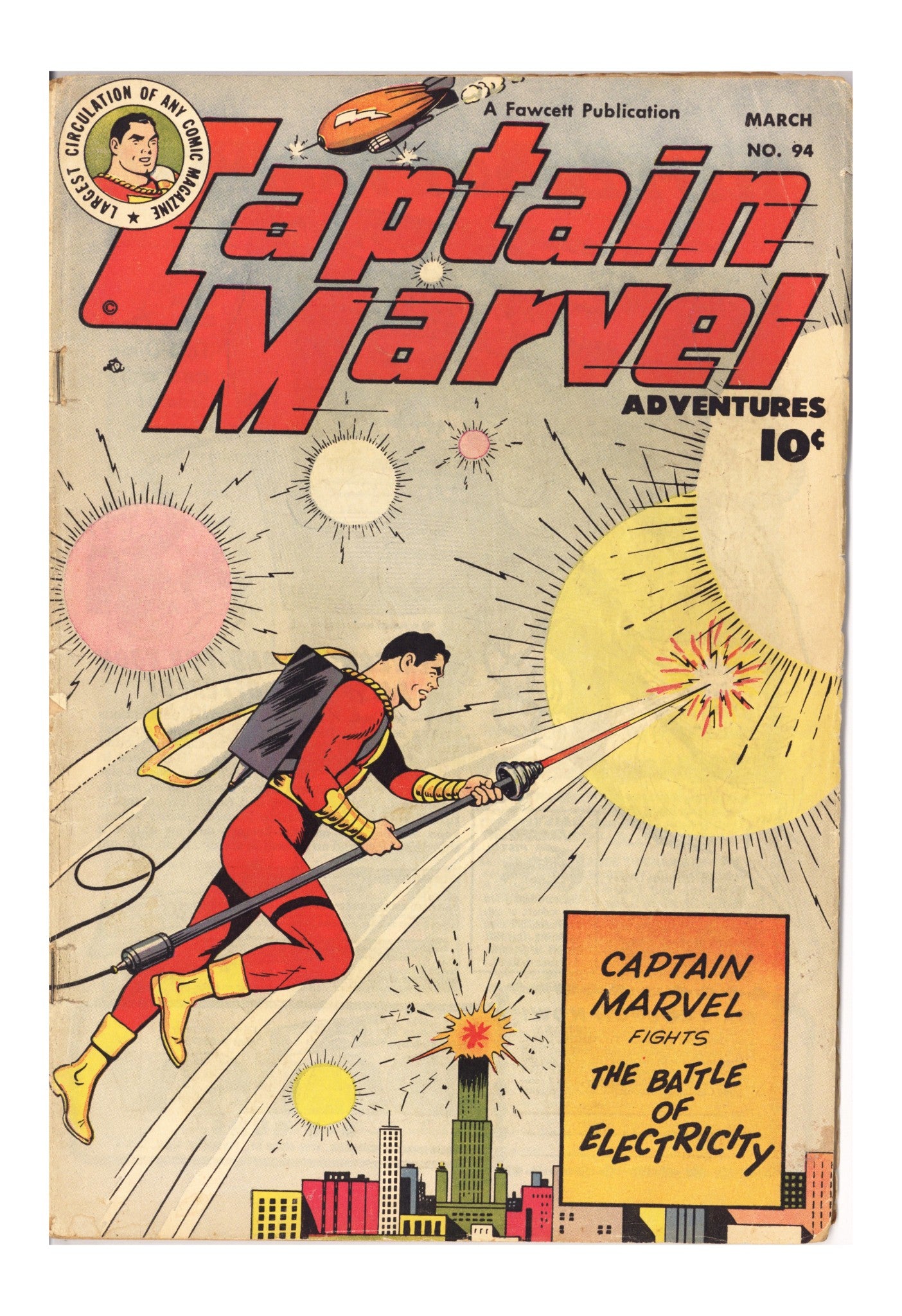 Captain Marvel Adventures 94 GD/VG (3.0) (1949) 