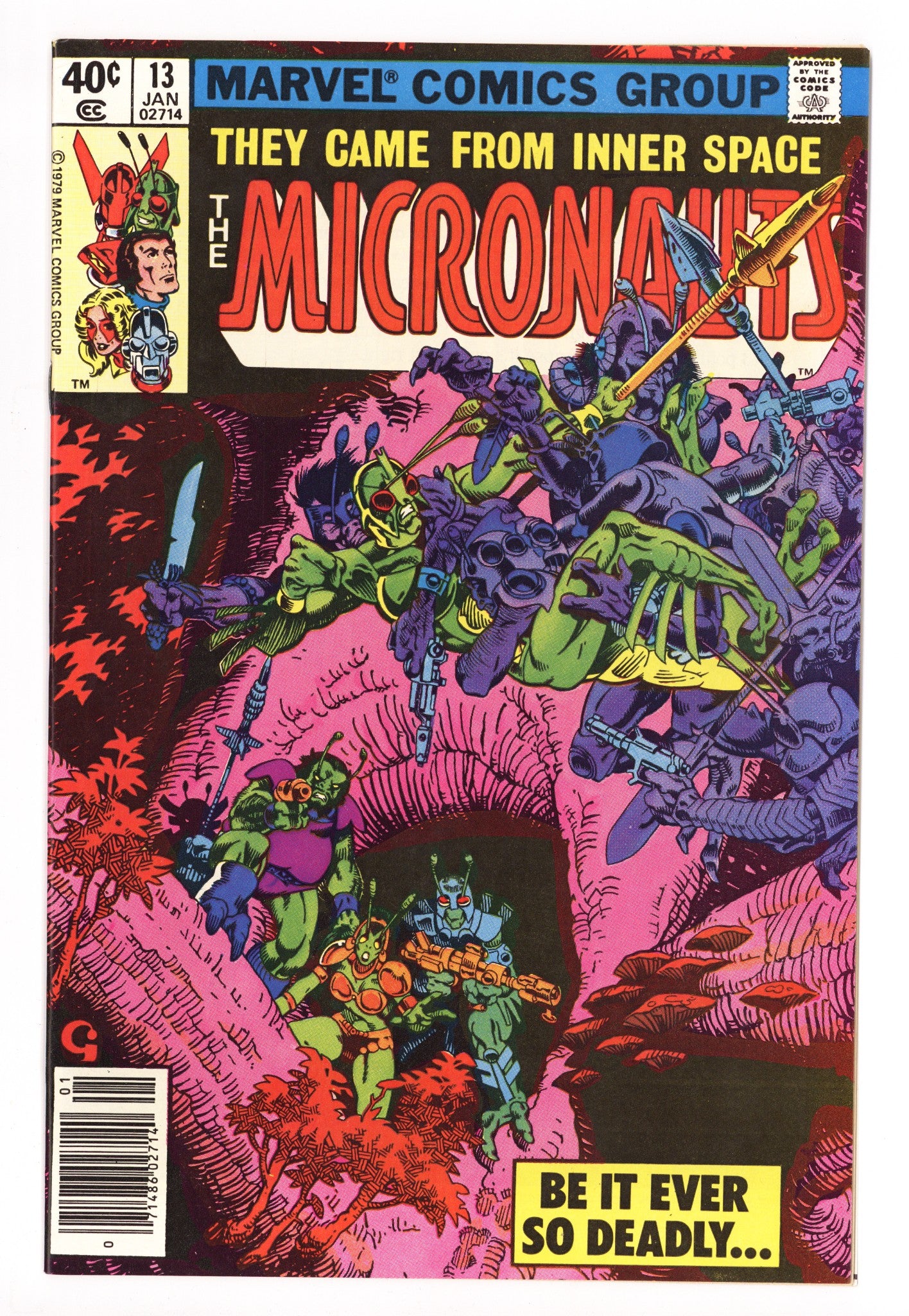 Micronauts Vol 1 13 Mid Grade (1980) Newsstand 