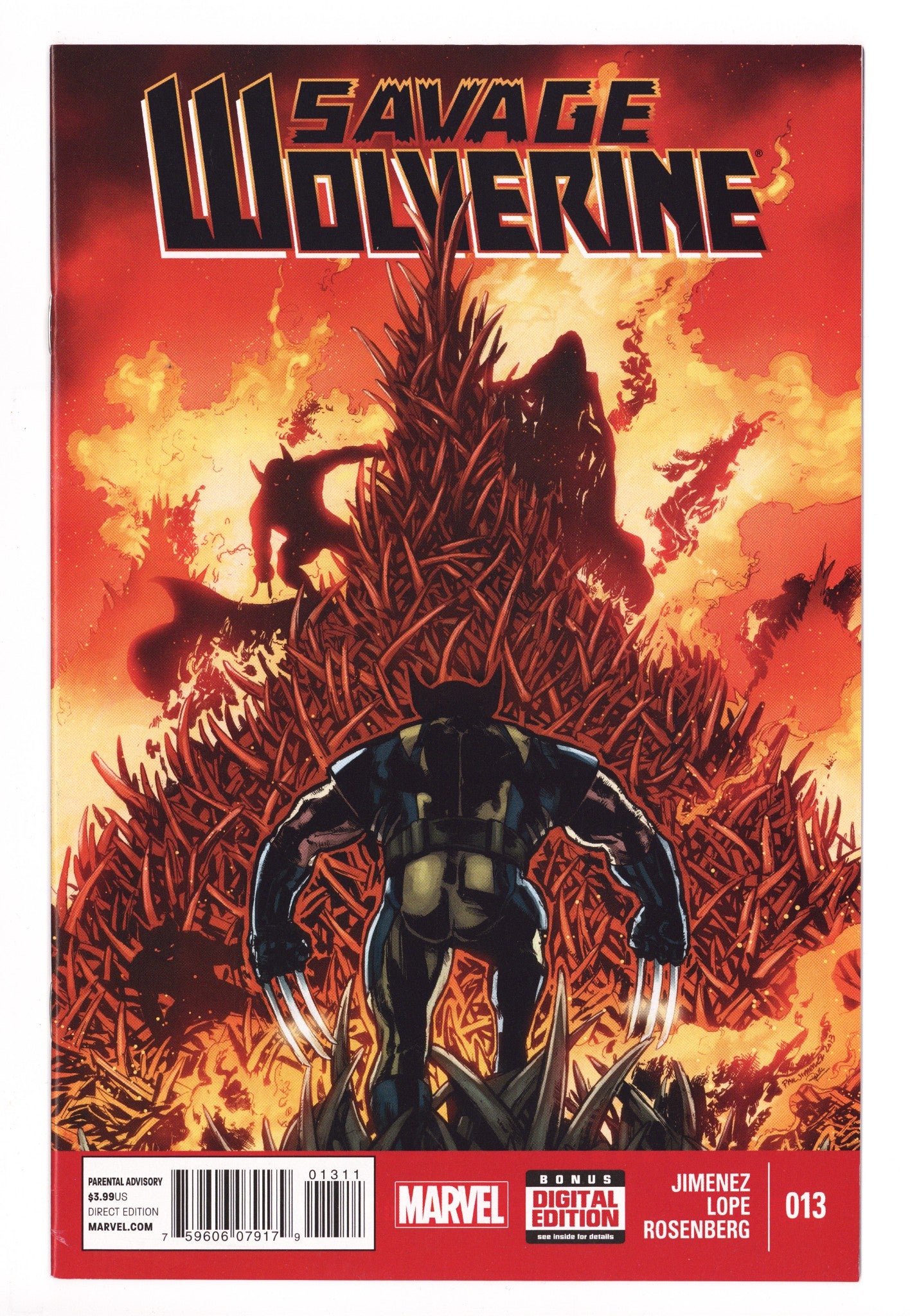 Savage Wolverine Vol 1 13 High Grade (2014) 
