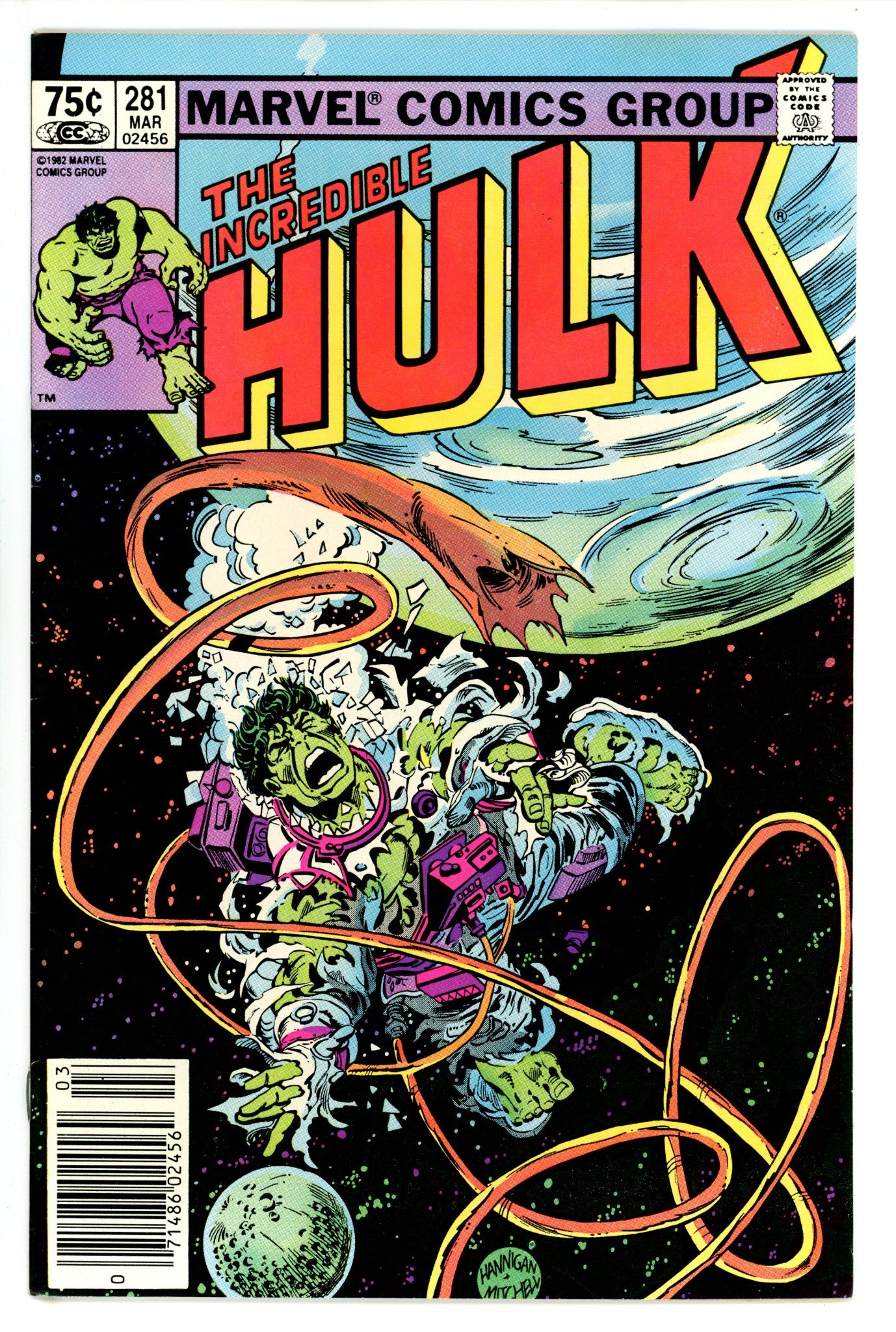 The Incredible Hulk Vol 1 281 Canadian Variant FN (1983)